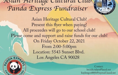 Asian Heritage Club Fundraiser
