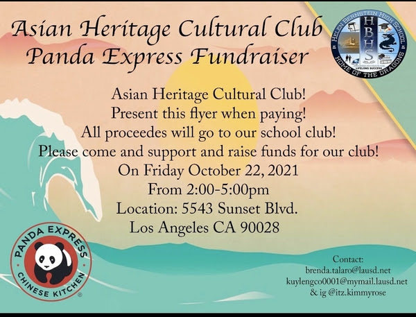 Asian Heritage Club Fundraiser