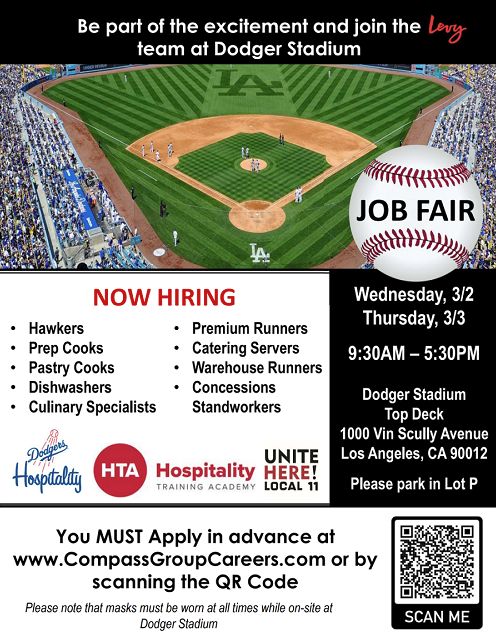Dodger Stadium Job Fair